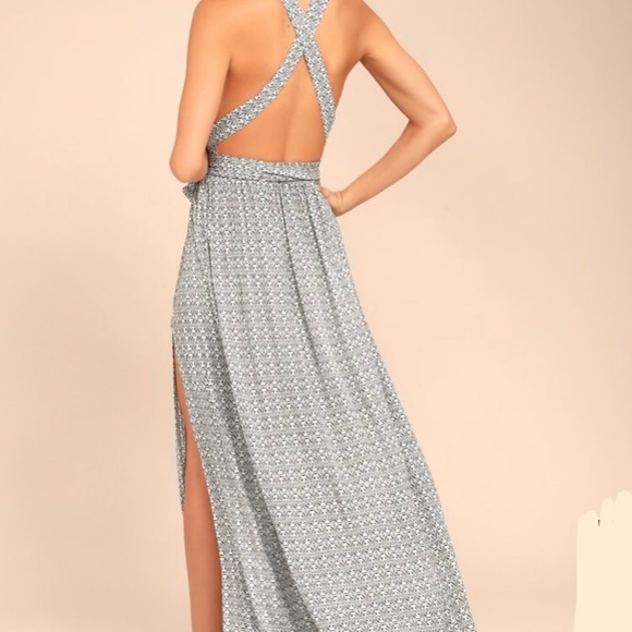 Long multi-style tie maxi - Picture 3 of 6